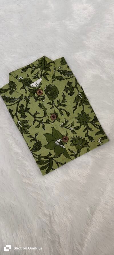 Olive Green Floral