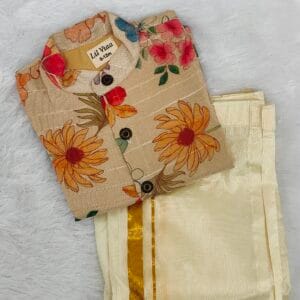 Floral tissue Ethnic shirt