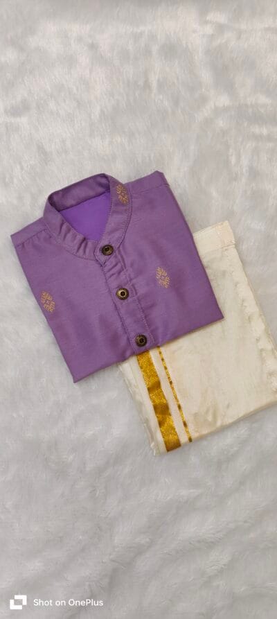 Lilac Silk shirt - Image 3