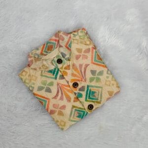 Half white tussar silk