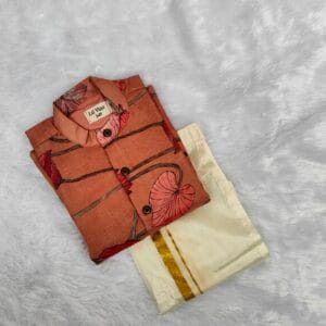 Chanderi floral Ethnic shirt