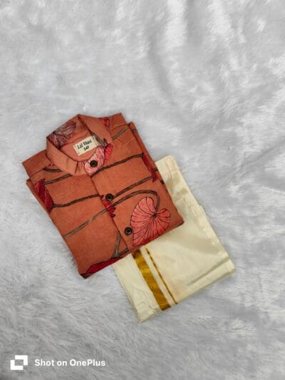 Chanderi floral Ethnic shirt